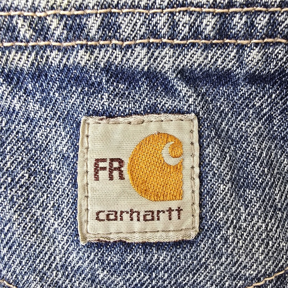 Carhartt FR Jeans Mens 36x31 Relaxed Straight Leg Flame Resistant Denim Workwear - Picture 6 of 9